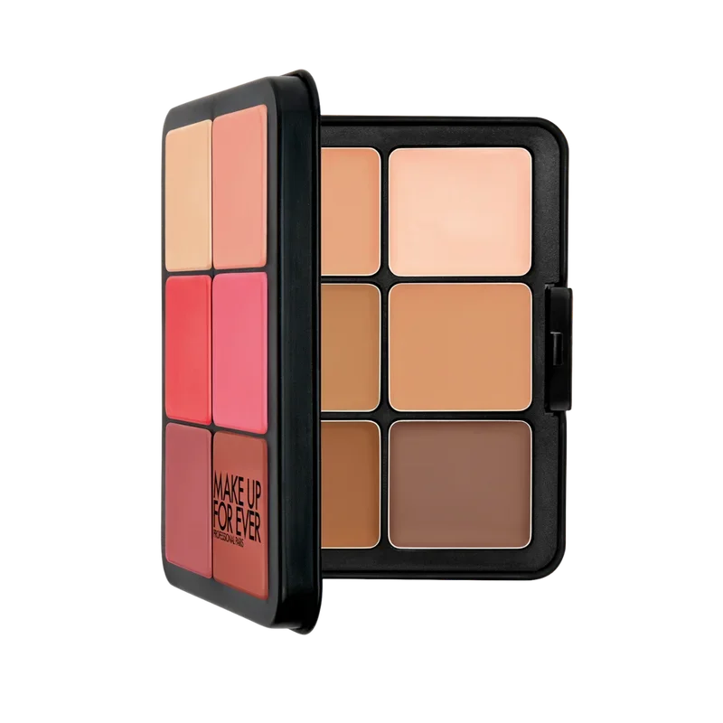 HD SKIN FACE ESSENTIALS PALETTE WITH HIGHLIGHTERS