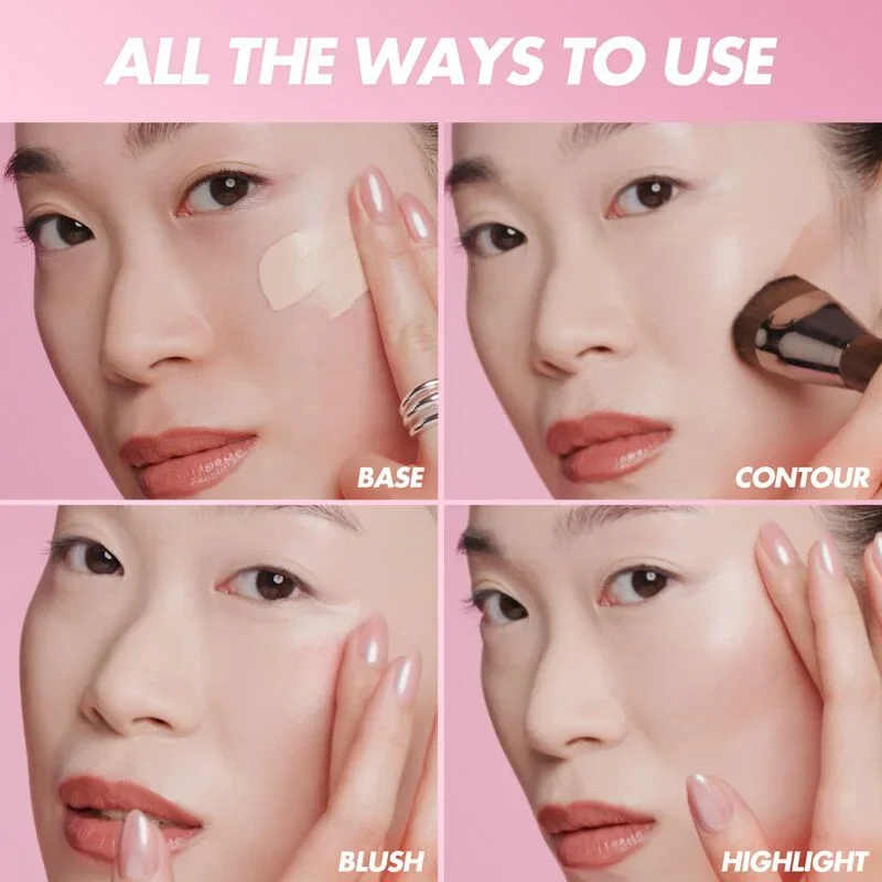 HD SKIN FACE ESSENTIALS PALETTE WITH HIGHLIGHTERS - Image 4